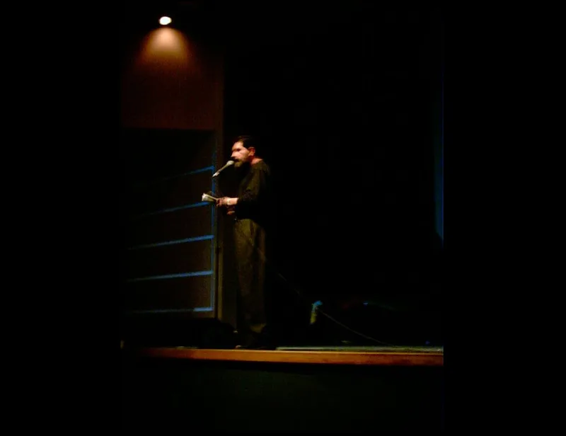 Pasquale Verdicchio poetry reading 2002 at Eastlake High School