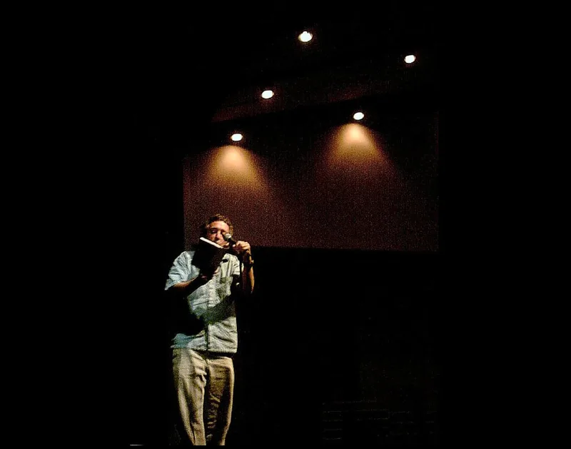 Michael Klam poetry reading 2002 at Eastlake High School