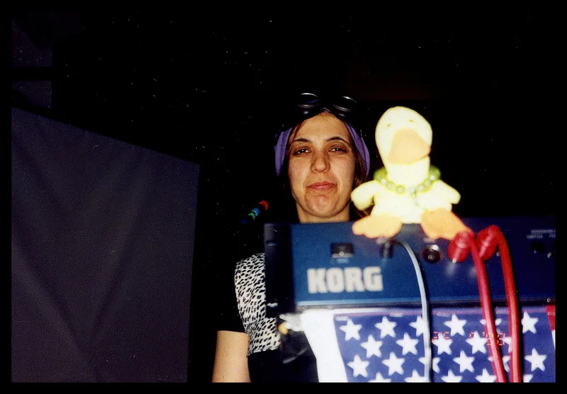 AntiQuark with Ant Dakini experimental performance 2002 at Eastlake High School