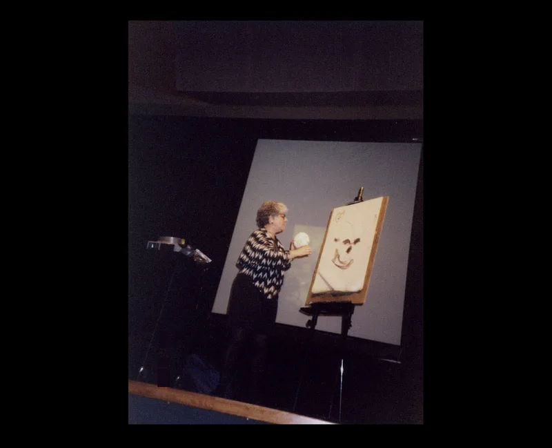 Cindy Zimmerman demonstration 2002 at Eastlake High School
