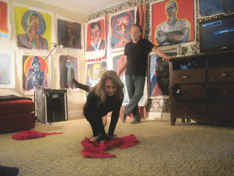 Patricia Maldonado interpretive dance performance at the Lafayette Hotel
