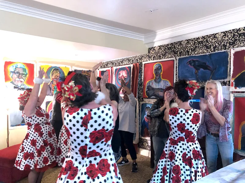 Flavor Company Dance performance at the Lafayette Hotel 