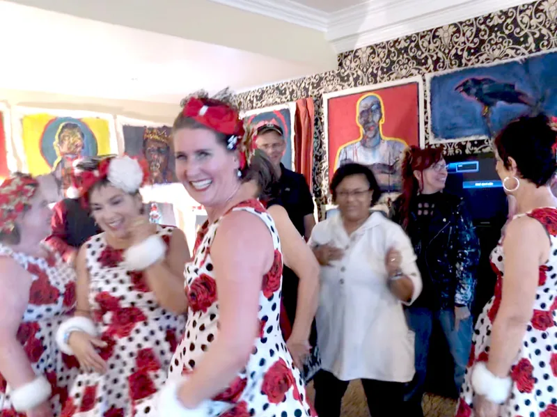 Flavor Company Dance performance at the Lafayette Hotel 